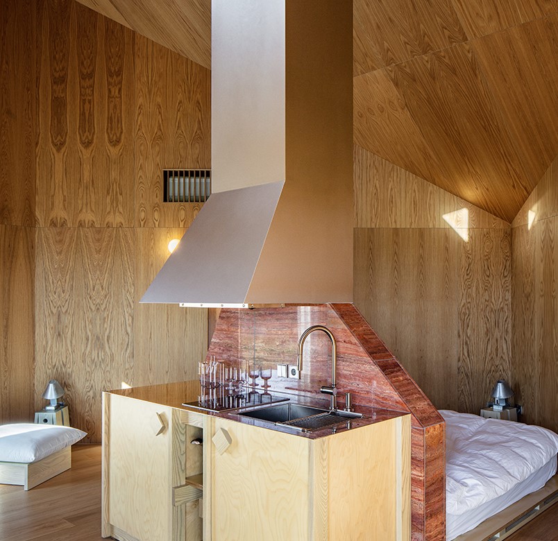 curious concrete dwellings by aoa architects seemingly hover above korean countryside - 14772